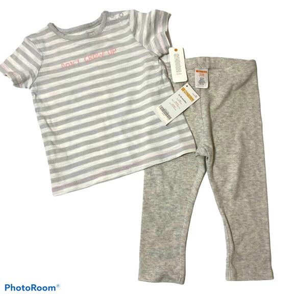 Gymboree Don’t Grow Up casual outfit top pants NWT 2pc Set 12-18 mos - Picture 1 of 4